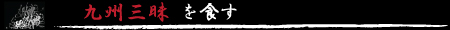 九州三昧を食す